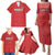 Custom Morocco Football Family Matching Puletasi and Hawaiian Shirt Dima Maghrib