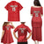 Custom Morocco Football Family Matching Puletasi and Hawaiian Shirt Dima Maghrib