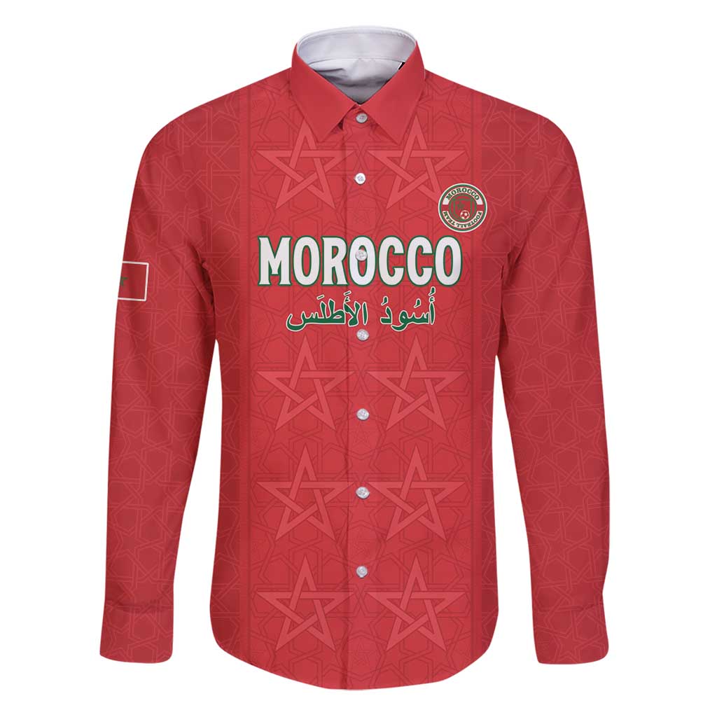 Custom Morocco Football Family Matching Puletasi and Hawaiian Shirt Dima Maghrib