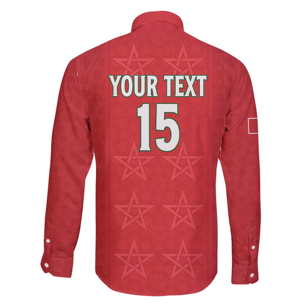 Custom Morocco Football Family Matching Puletasi and Hawaiian Shirt Dima Maghrib