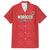 Custom Morocco Football Family Matching Short Sleeve Bodycon Dress and Hawaiian Shirt Dima Maghrib