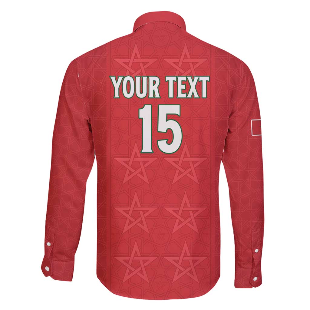 Custom Morocco Football Family Matching Short Sleeve Bodycon Dress and Hawaiian Shirt Dima Maghrib