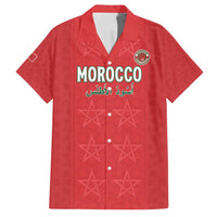 Custom Morocco Football Family Matching Tank Maxi Dress and Hawaiian Shirt Dima Maghrib