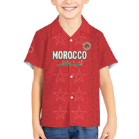 Custom Morocco Football Hawaiian Shirt Dima Maghrib