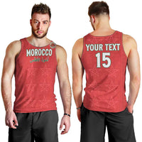 Custom Morocco Football Men Tank Top Dima Maghrib