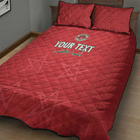 Custom Morocco Football Quilt Bed Set Dima Maghrib