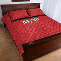 Custom Morocco Football Quilt Bed Set Dima Maghrib