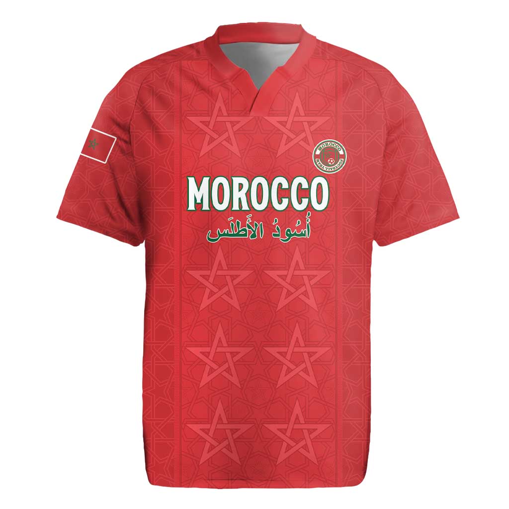 Custom Morocco Football Rugby Jersey Dima Maghrib