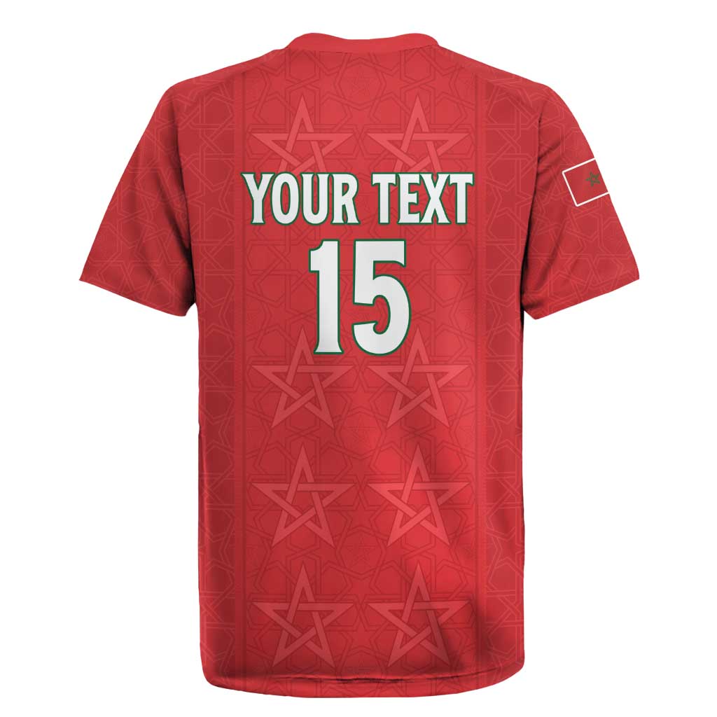 Custom Morocco Football Rugby Jersey Dima Maghrib