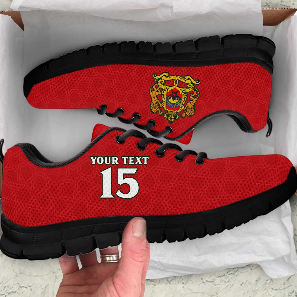 Custom Morocco Football Sneakers Dima Maghrib