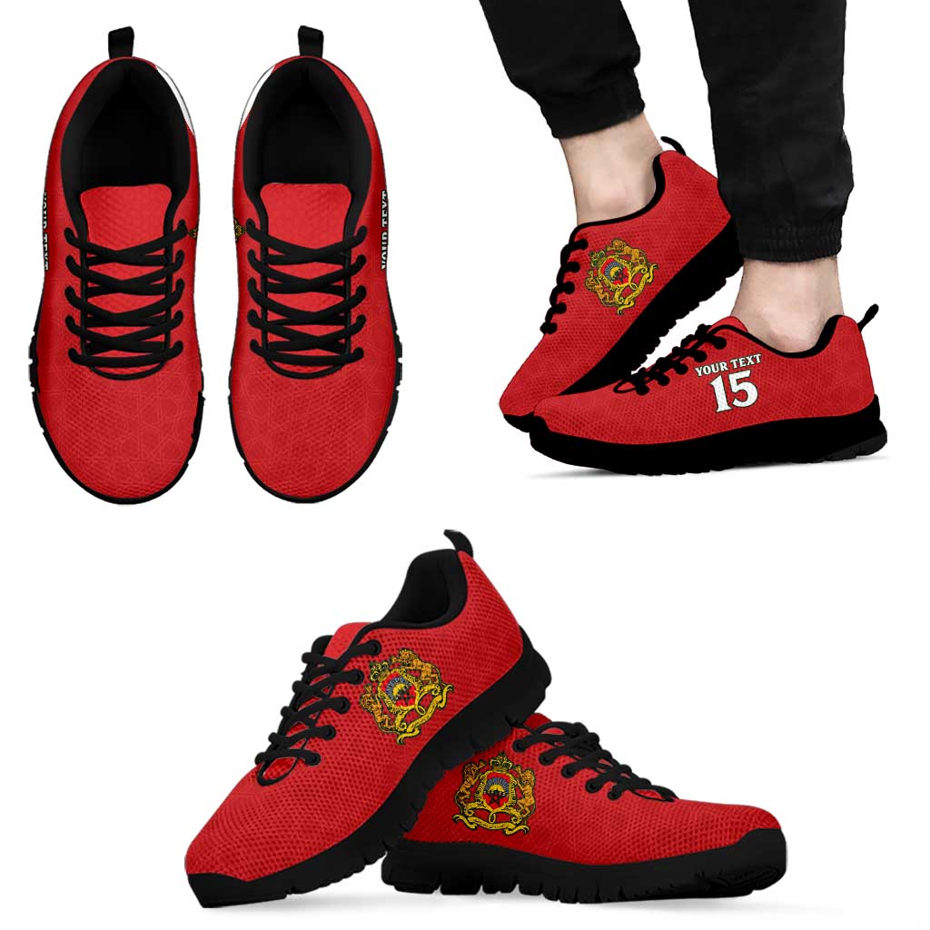 Custom Morocco Football Sneakers Dima Maghrib