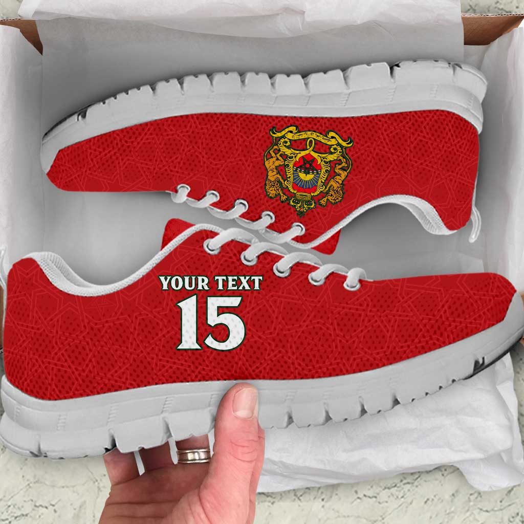 Custom Morocco Football Sneakers Dima Maghrib