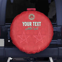 Custom Morocco Football Spare Tire Cover Dima Maghrib