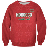 Custom Morocco Football Sweatshirt Dima Maghrib