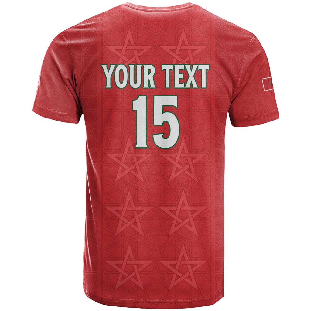 Custom Morocco Football T Shirt Dima Maghrib
