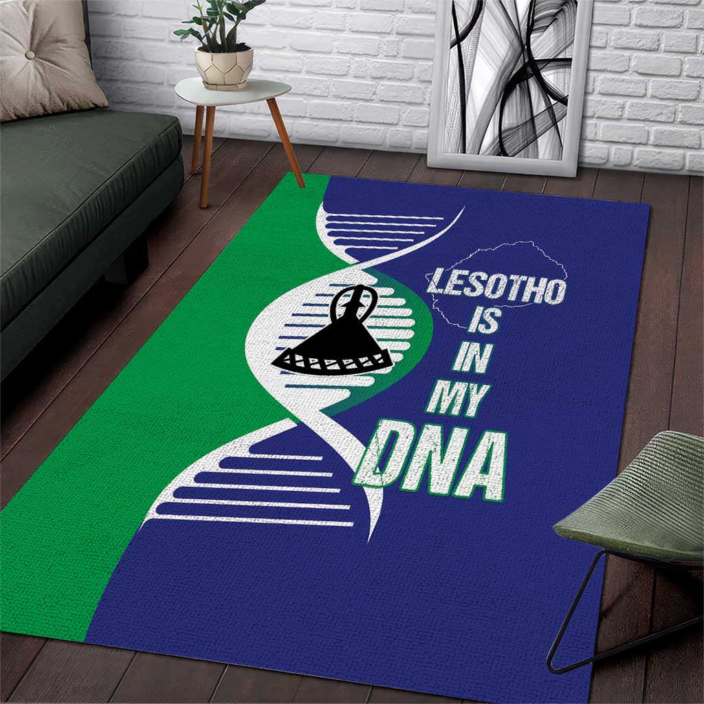 Lesotho Is In My DNA Area Rug Lesotho Map and Coat Of Arms