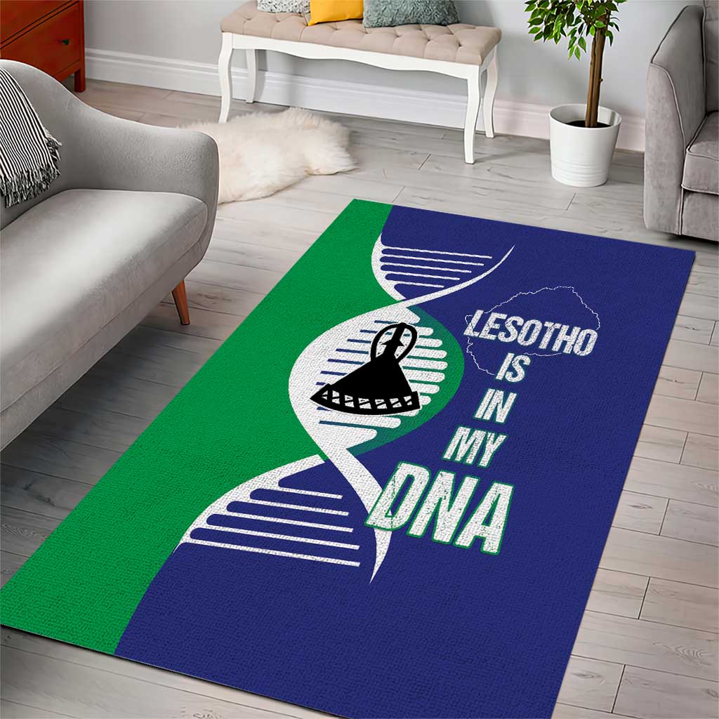 Lesotho Is In My DNA Area Rug Lesotho Map and Coat Of Arms