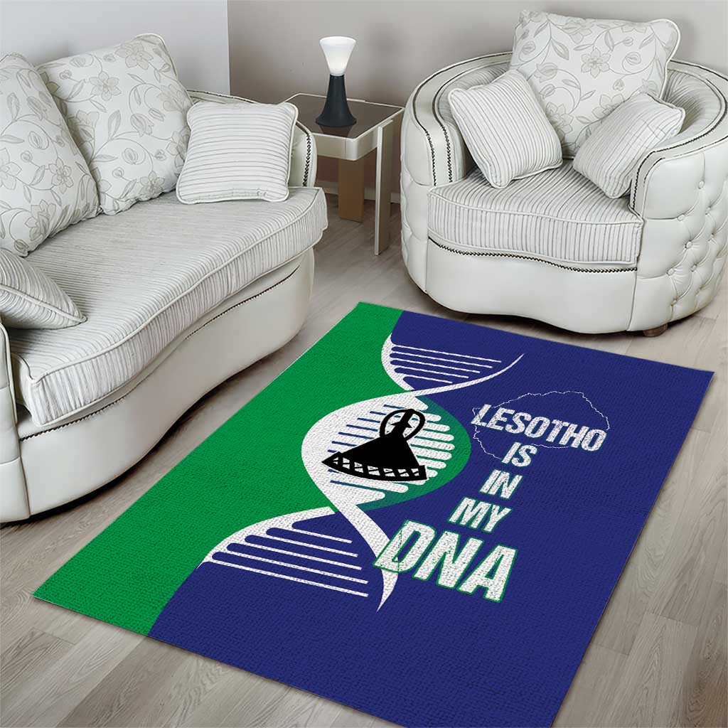 Lesotho Is In My DNA Area Rug Lesotho Map and Coat Of Arms