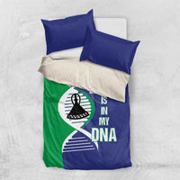 Lesotho Is In My DNA Bedding Set Lesotho Map and Coat Of Arms