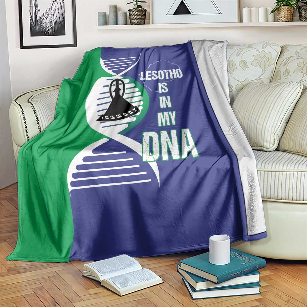 Lesotho Is In My DNA Blanket Lesotho Map and Coat Of Arms