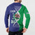 Lesotho Is In My DNA Button Sweatshirt Lesotho Map and Coat Of Arms