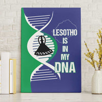 Lesotho Is In My DNA Canvas Wall Art Lesotho Map and Coat Of Arms