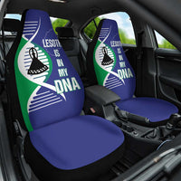 Lesotho Is In My DNA Car Seat Cover Lesotho Map and Coat Of Arms