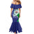 Lesotho Is In My DNA Family Matching Mermaid Dress and Hawaiian Shirt Lesotho Map and Coat Of Arms