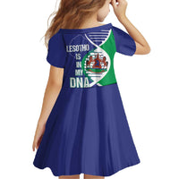 Lesotho Is In My DNA Family Matching Off Shoulder Maxi Dress and Hawaiian Shirt Lesotho Map and Coat Of Arms