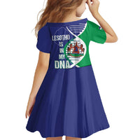 Lesotho Is In My DNA Family Matching Tank Maxi Dress and Hawaiian Shirt Lesotho Map and Coat Of Arms