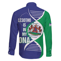 Lesotho Is In My DNA Family Matching Tank Maxi Dress and Hawaiian Shirt Lesotho Map and Coat Of Arms