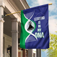 Lesotho Is In My DNA Garden Flag Lesotho Map and Coat Of Arms
