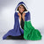 Lesotho Is In My DNA Hooded Blanket Lesotho Map and Coat Of Arms