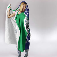Lesotho Is In My DNA Hooded Blanket Lesotho Map and Coat Of Arms