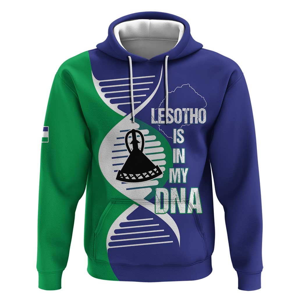 Lesotho Is In My DNA Hoodie Lesotho Map and Coat Of Arms