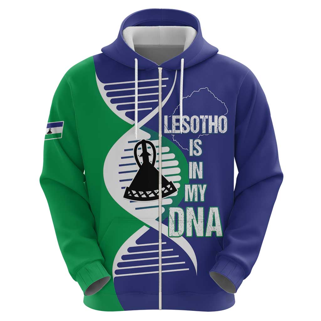 Lesotho Is In My DNA Hoodie Lesotho Map and Coat Of Arms