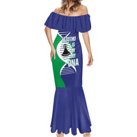 Lesotho Is In My DNA Mermaid Dress Lesotho Map and Coat Of Arms