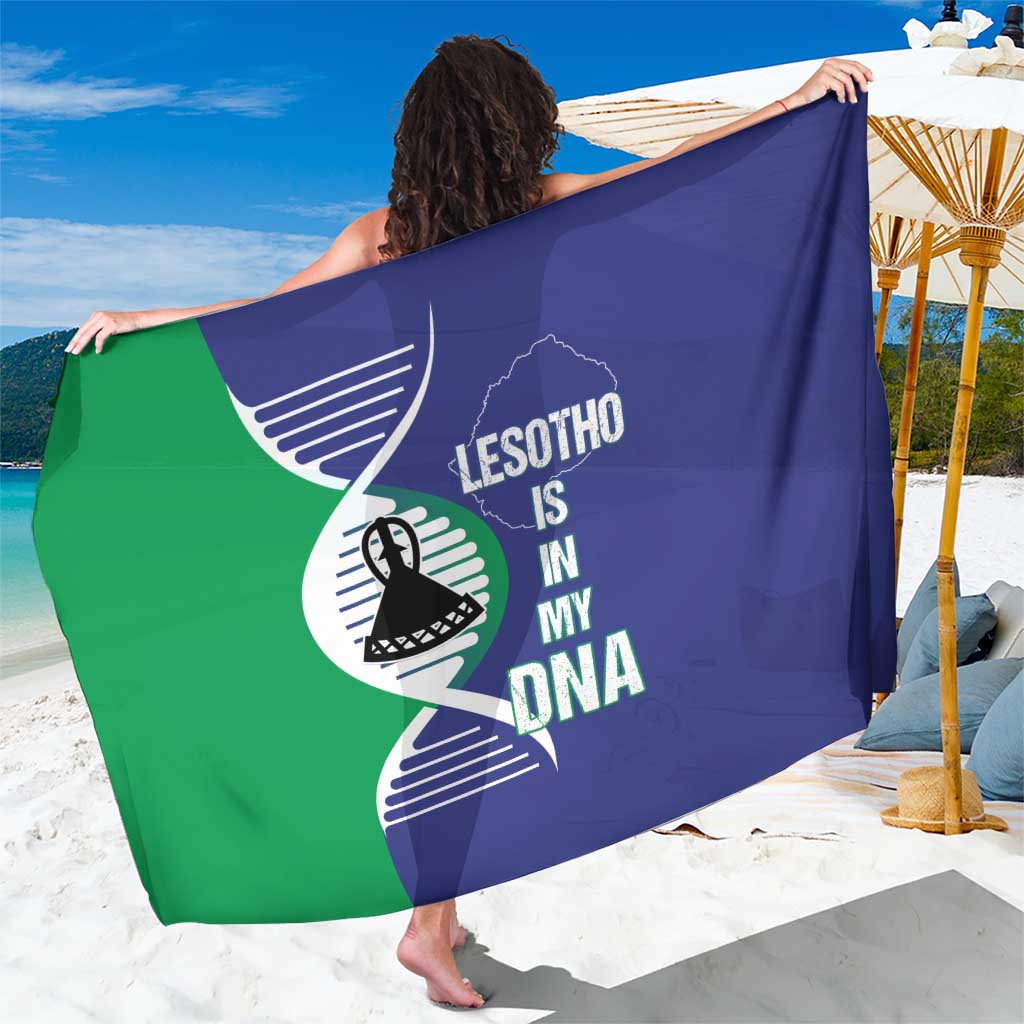 Lesotho Is In My DNA Sarong Lesotho Map and Coat Of Arms