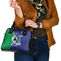 Lesotho Is In My DNA Shoulder Handbag Lesotho Map and Coat Of Arms