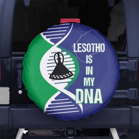 Lesotho Is In My DNA Spare Tire Cover Lesotho Map and Coat Of Arms