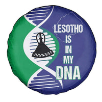 Lesotho Is In My DNA Spare Tire Cover Lesotho Map and Coat Of Arms