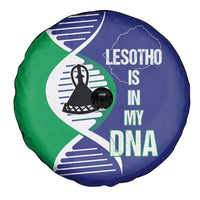 Lesotho Is In My DNA Spare Tire Cover Lesotho Map and Coat Of Arms