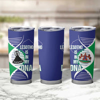 Lesotho Is In My DNA Tumbler Cup Lesotho Map and Coat Of Arms