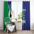Lesotho Is In My DNA Window Curtain Lesotho Map and Coat Of Arms