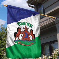 Personalised Lesotho Garden Flag Coat Of Arms With Map