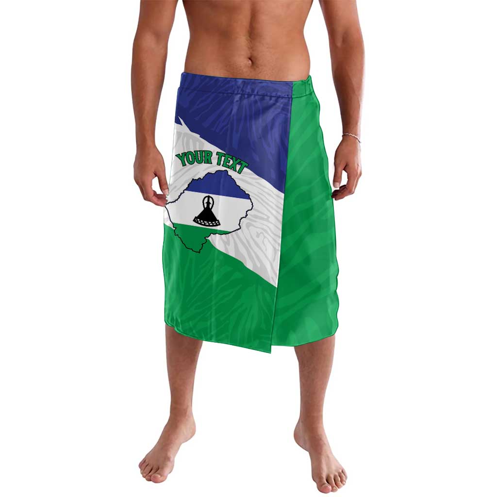 Personalised Lesotho Lavalava Coat Of Arms With Map