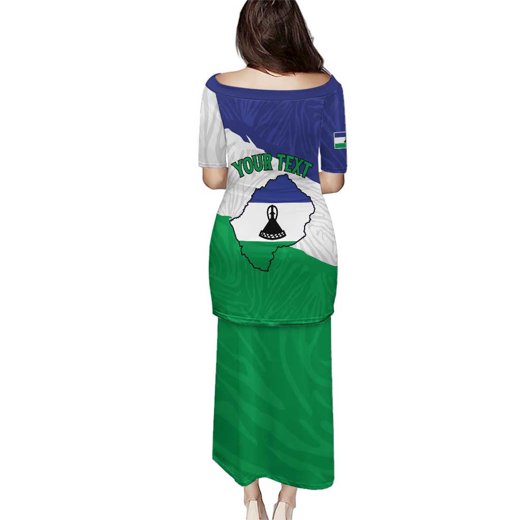 Personalised Lesotho Puletasi Coat Of Arms With Map