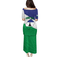 Personalised Lesotho Puletasi Coat Of Arms With Map