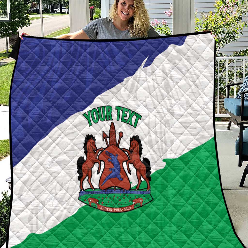 Personalised Lesotho Quilt Coat Of Arms With Map