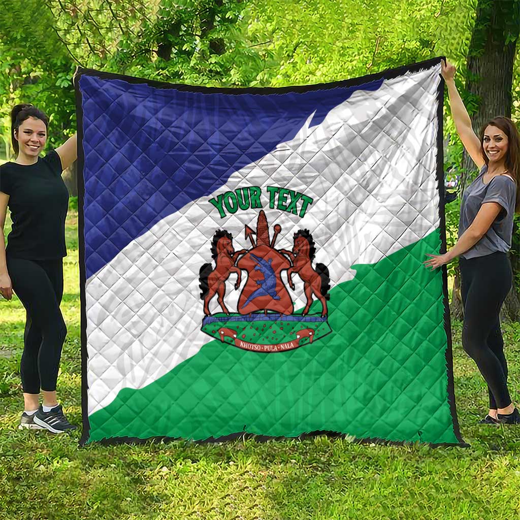 Personalised Lesotho Quilt Coat Of Arms With Map